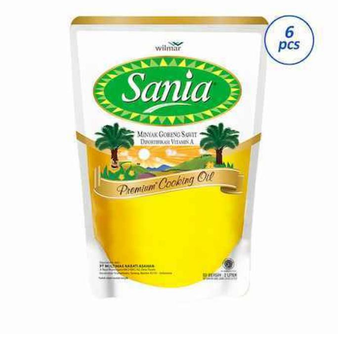 

Minyak goreng Sania kemasan 2000ml