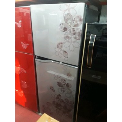 Kulkas 2 Pintu Panasonic 229 N NF Big Freezer Tanpa Bunga Es Bagus