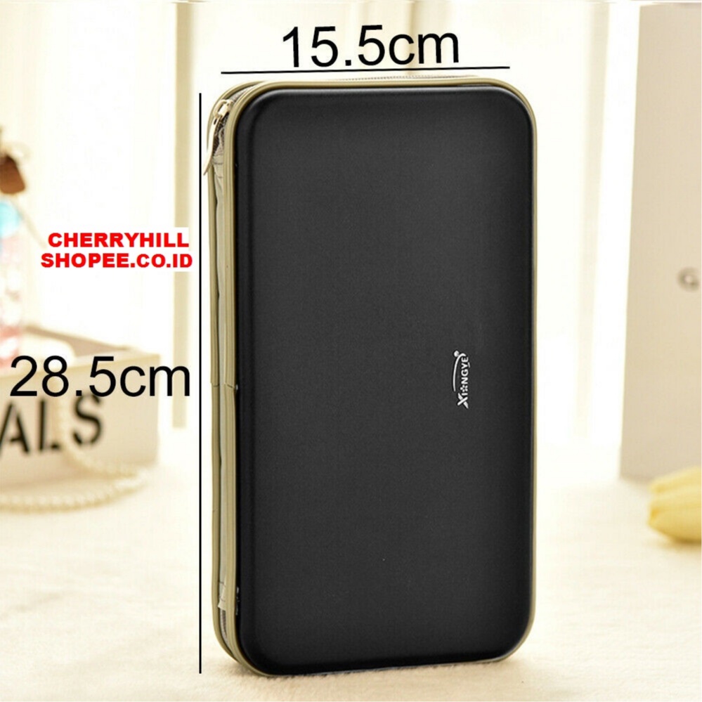 Tempat Penyimpanan Kaset 80 Keping Disc DVD CD Tas Penyimpanan Kaset Hardcase