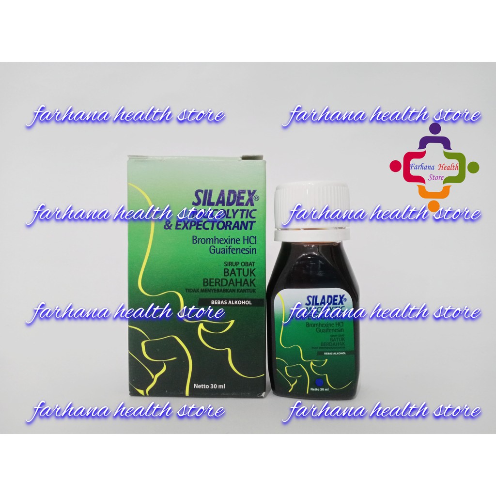 Siladex Mucolityic Ekspektoran Sirup 30 ml / Mengencerkan dan Mengeluarkan Dahak / Dewasa & Anak