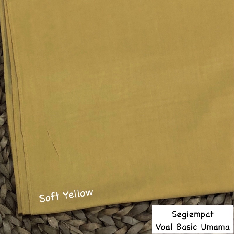 Hijab Basic Voal Umama Part 3-WATERPROF-Soft yelow