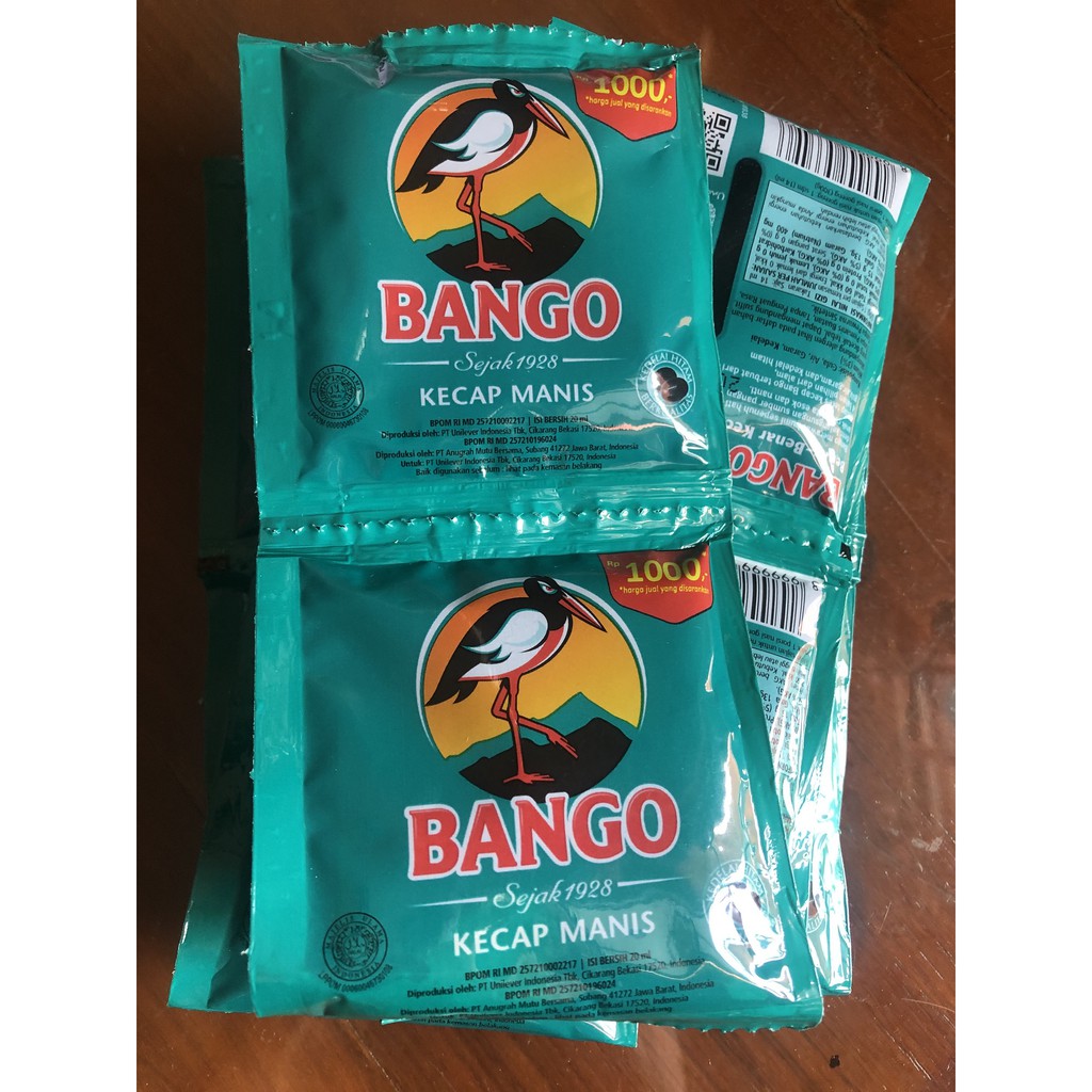 BANGO Kecap Manis 1 Renteng 12 Sachet