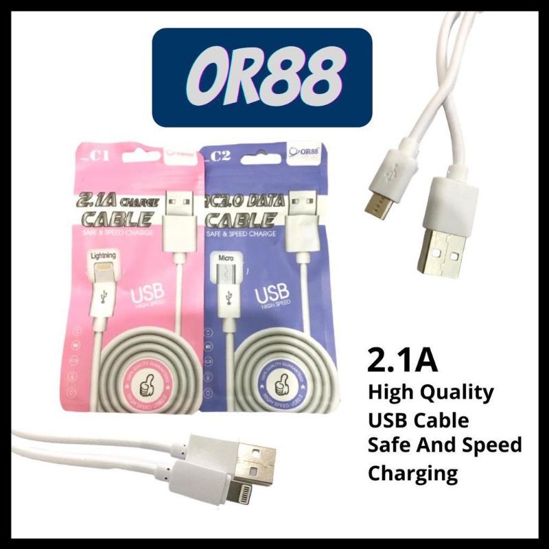 C2-QC3 CABLE KABEL OR88 ORIGINAL FAST CHARGING TYPE MICRO