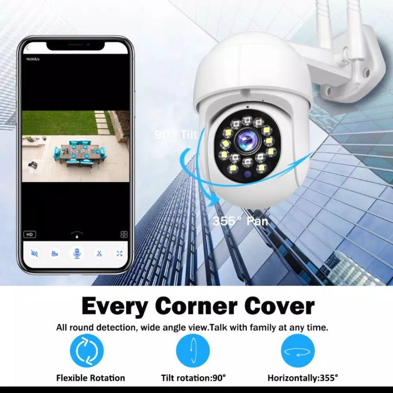 CCTV OUTDOOR IP CAMERA YOOSEE FULL HD 8MP 1080P ORIGINAL IMPOR - GIIME.ID - CCTV OUTDOOR