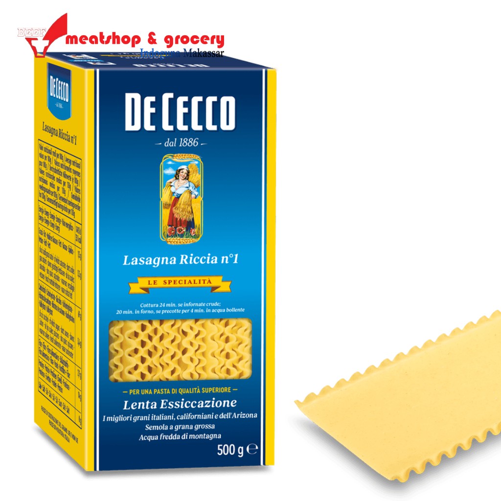 

De Cecco Lasagna Pasta 500 Gram