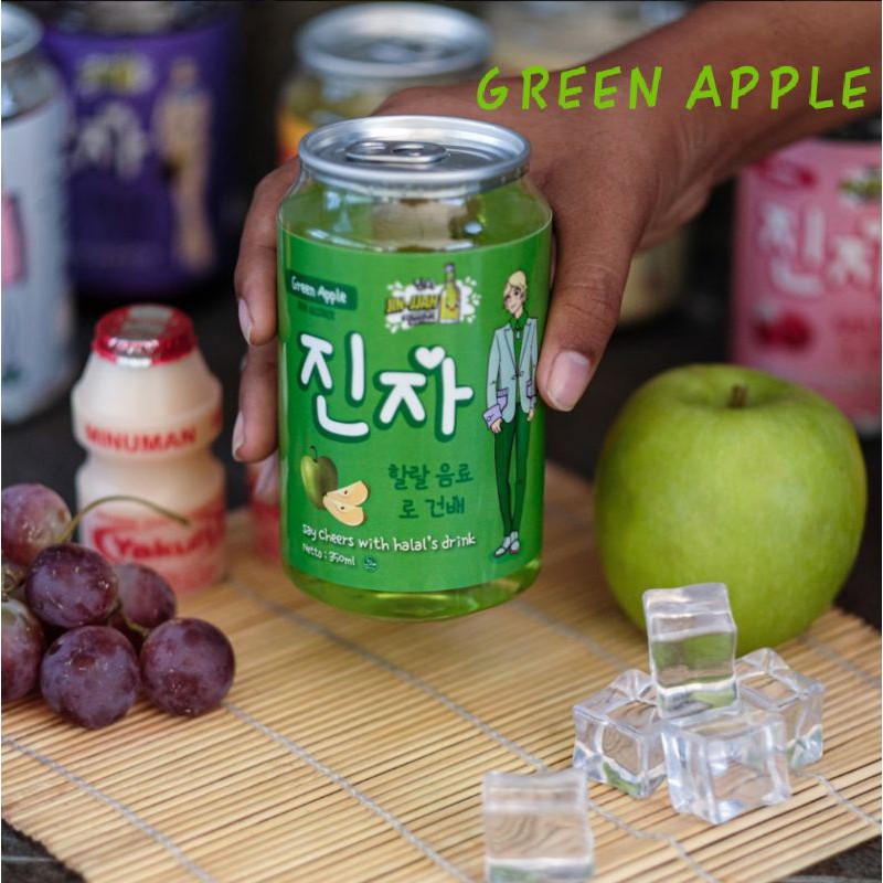 

sojju jinjjah kaleng rasa GREEN APPLE