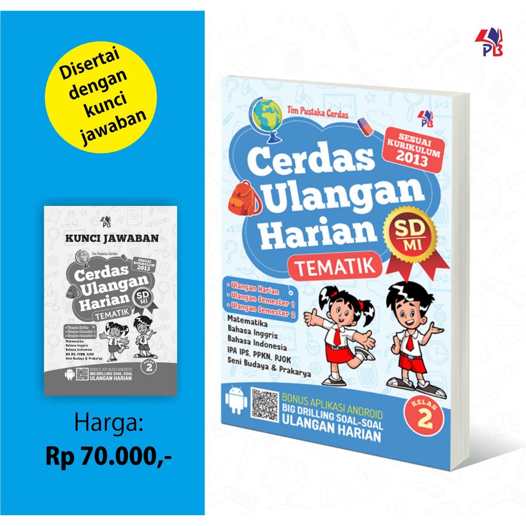 Buku Pelajaran Cerdas Ulangan Harian Tematik Sd Kelas 2 Shopee