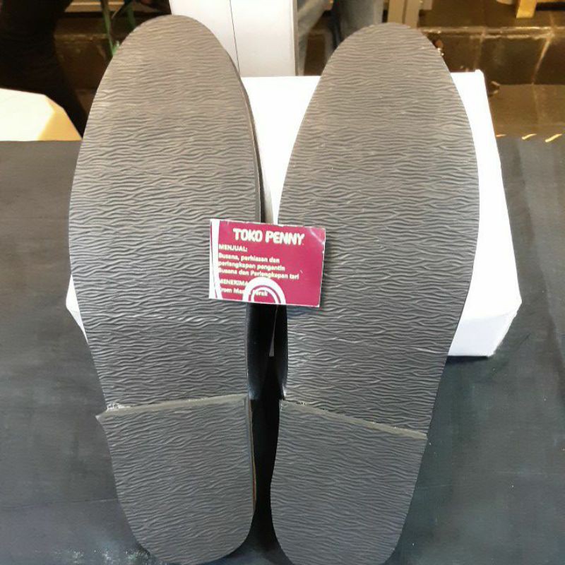 Sandal Slop Kulit Pria Adat Jawa Murah