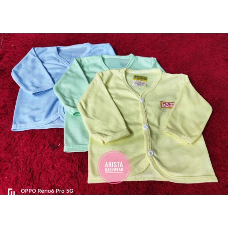 ARISTA BABY -(3pcs) Baju bayi Bis Polos Bordil