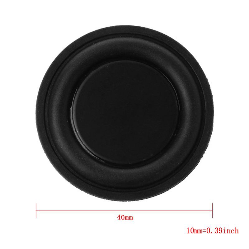 btsg 40mm Passive Radiator Subwoofer Speaker Vibration Membrane Bass Rubber Woofers