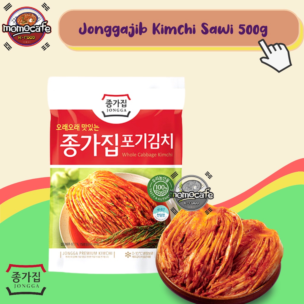 

Jonggajib Kimchi Sawi Putih 500gr - Cabbage Kimchi Made In Korea