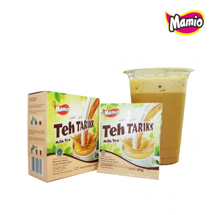 

Mamio Teh Tarikk ( Milk Tea ) Per Box Isi 5 Sachet @25gram - Minuman Bubuk Sehat