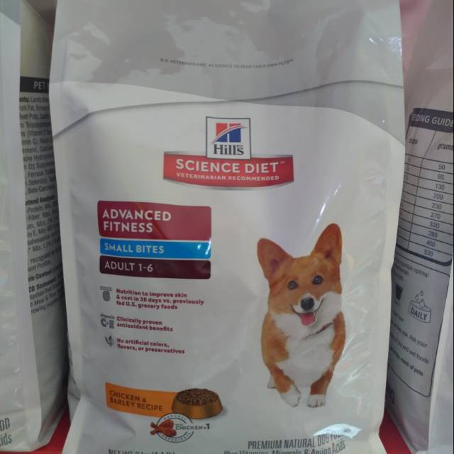 Dog food science diet adult CHICKEN dog small bites chiken 2kg