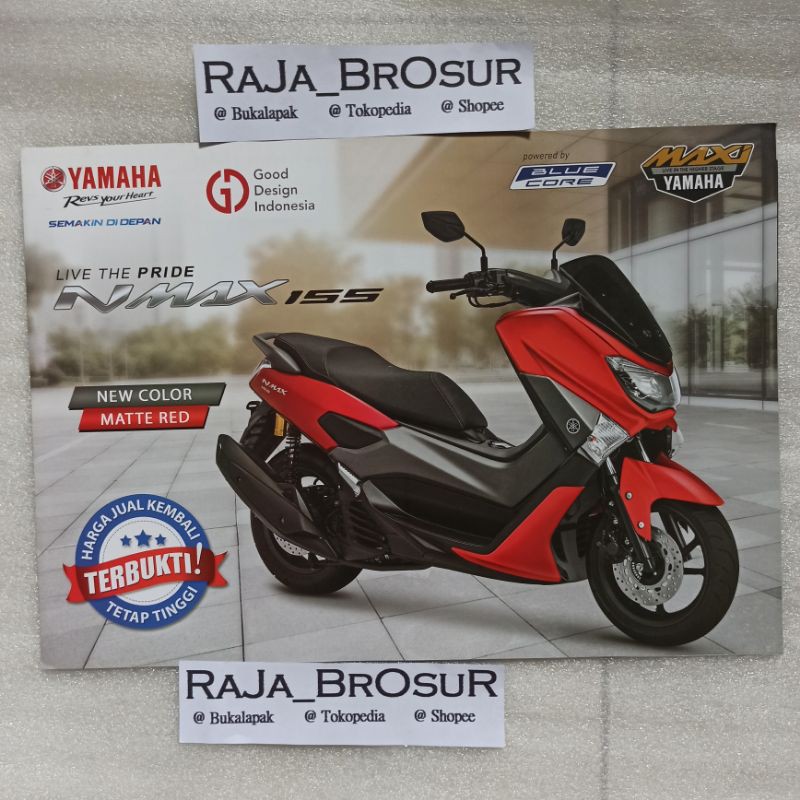 Poster brosur katalog leaflet Yamaha NMAX/N MAX 155 2017-2018