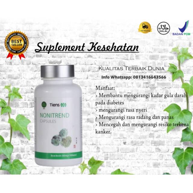 

Nonintrend | extract sari buah mengkudu