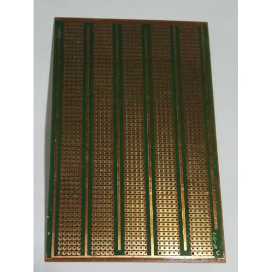 PCB BOLONG / LUBANG 10X15 CM 10 X 15 CM PROTOTYPE SINGLE LAYER HIJAU