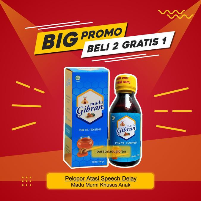 MADU ANAK GIBRAN MADU GIBRAN ASLI MENGATASI MASALAH TERLAMBAT BICARA
