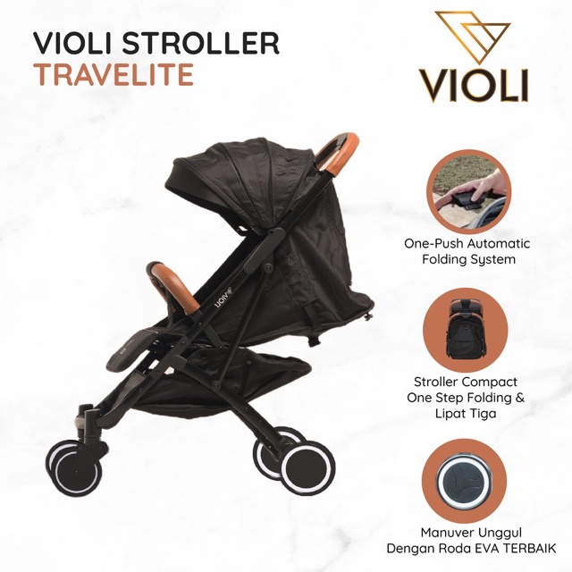 VIOLI TRAVELITE Stroller / stroller cabin sized / kokoh