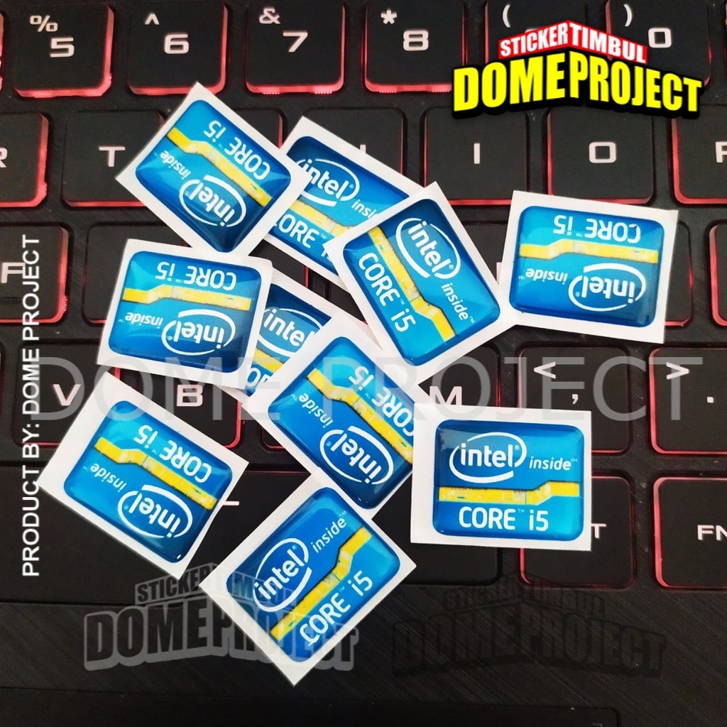 INTEL CORE i5 GEN 2 STIKER TIMBUL LENTUR STIKER STIKER PC STIKER PROCESSOR