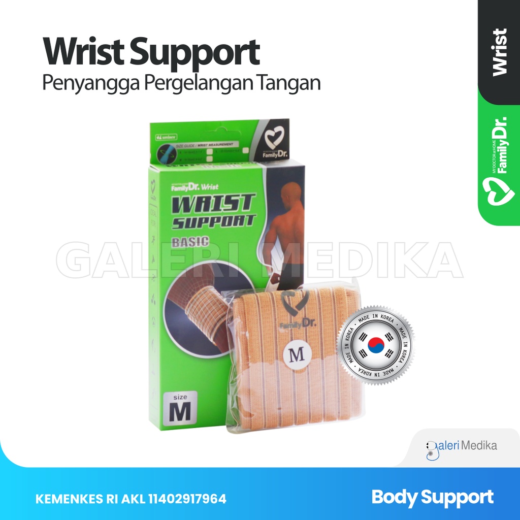 FamilyDr Wrist Support - Penyangga Pergelangan Tangan