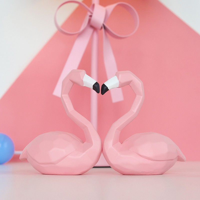 Dekorasi Desain Jaring Burung Flamingo Gaya Nordic Untuk Kamar