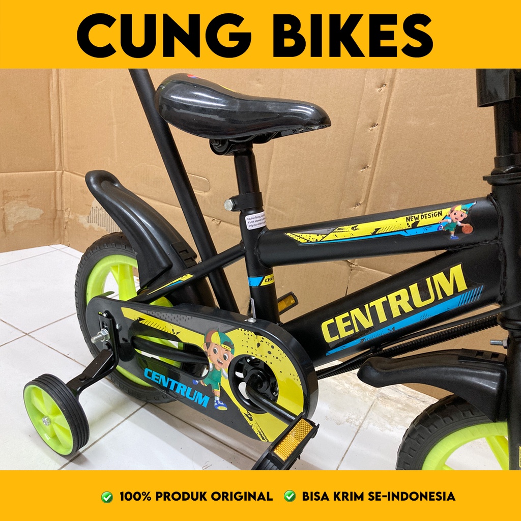 Sepeda Anak BMX Ukuran 12 Inch CENTRUM CT 8805 2 Eva stir dorongan