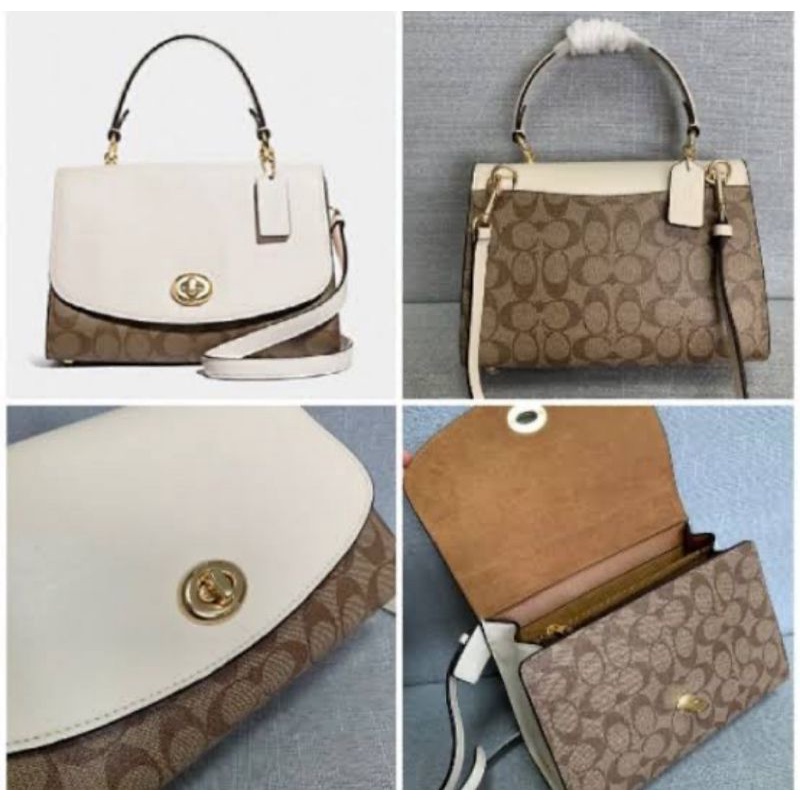 Coach Tilly Top Handle Satchel In Signature Canvas(F76620)