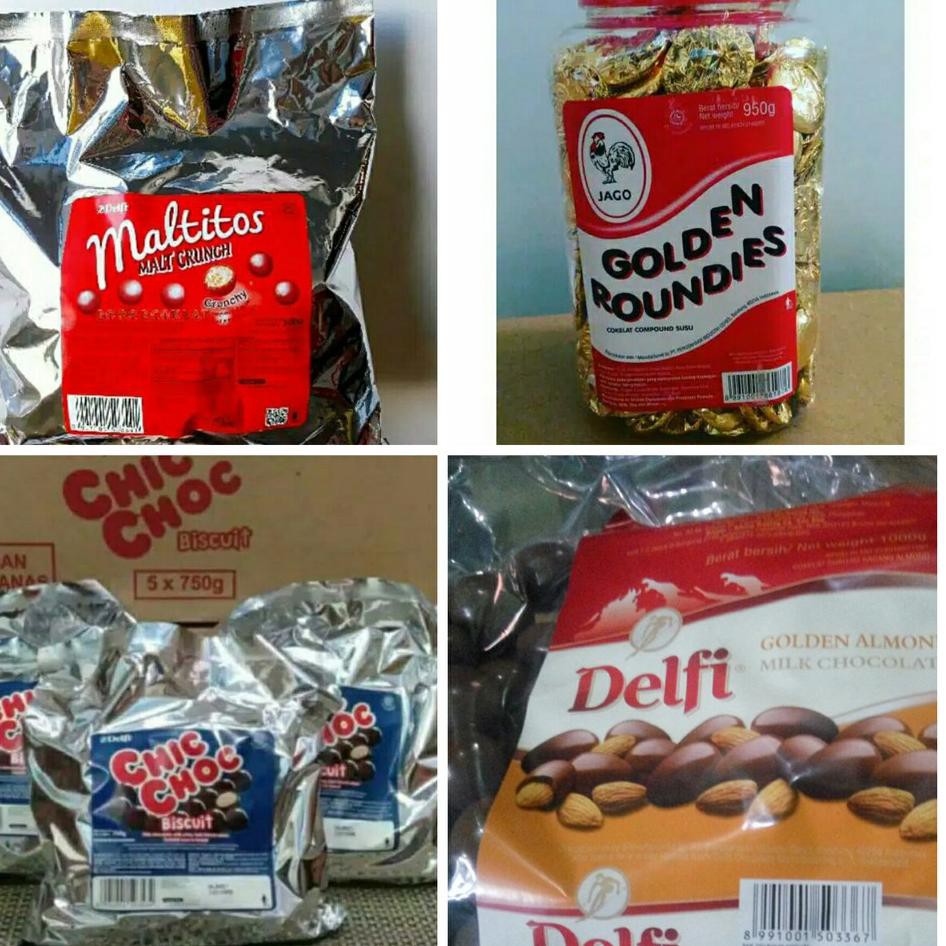 

Sesuatu COKLAT DELFI ALMOND MEDE 1KG - DELFI SEASONAL MALTITOS 500gr CHIC CHOC 750gr GOLDEN ROUNDIES