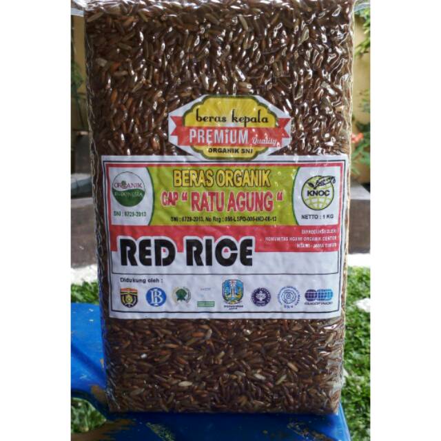

Beras merah organik non pestisida