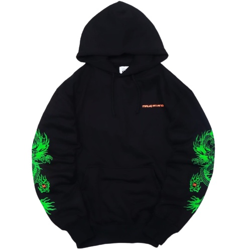 Jaket Sweater Hoodie DRGN HAND FULL GREEN – Black Edition Fashion Trendy Casual Pria Good Brand Qu