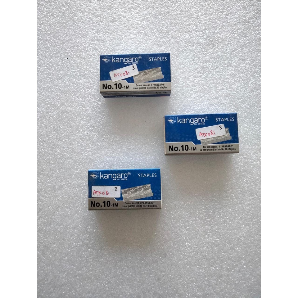 

Isi Staples Besar No 10 24/6 / Isi Hekter No 10 / Necis No 10 Kangaro Kecil