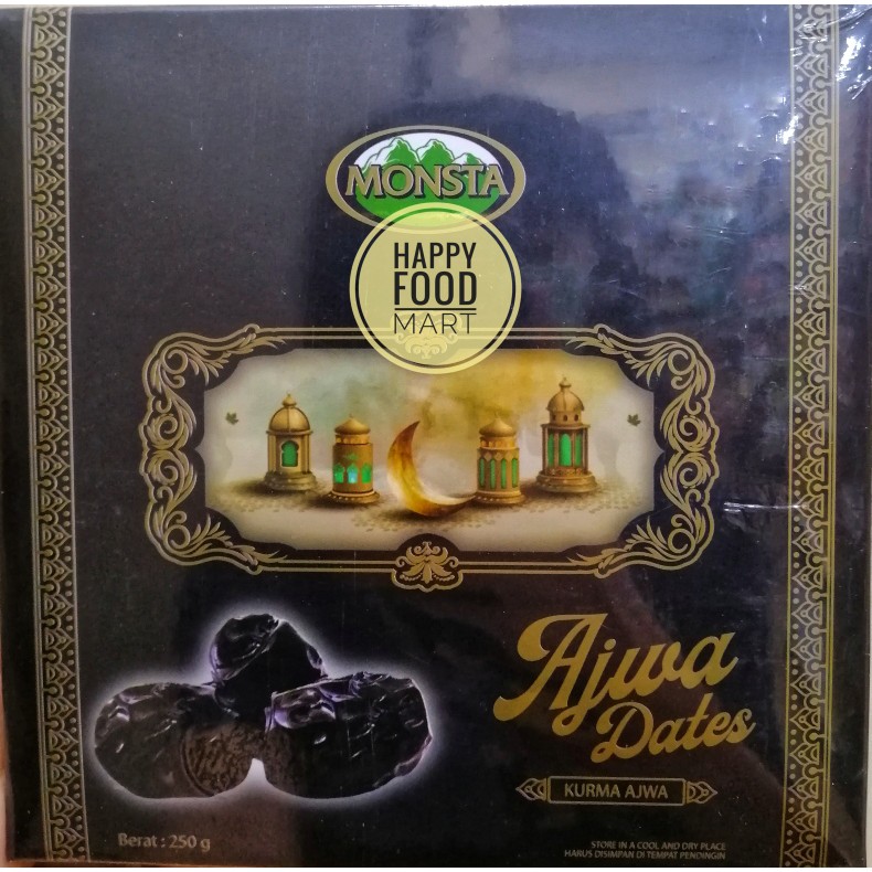 

[SALE] MONSTA KURMA AJWA 250G/AJWA DATES/KURMA NABI MADINAH PREMIUM/AZWA/ADJWA MURAH/OLEH OLEH HAJI UMROH