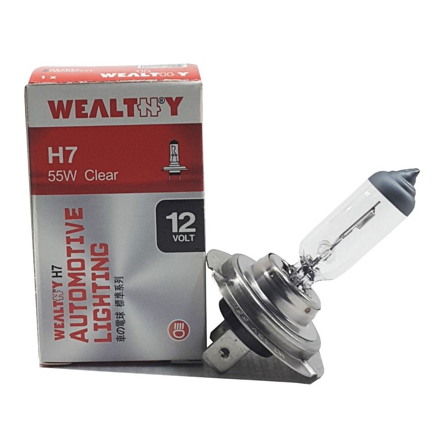 Lampu Mobil H7 [ 12V 55W ] Clear | Lampu Halogen | H7 Bohlam | Lampu Mobil | Lampu Depan Mobil