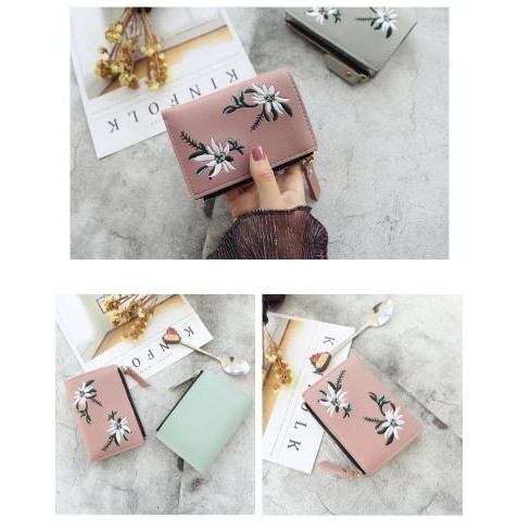 Dompet Motif Bunga Elegan Stylish Terpopuler