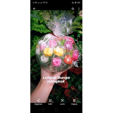 

lolypop bunga mangkok
