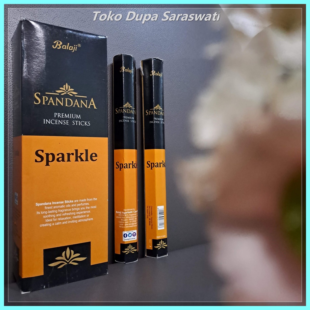 Hio Dupa Wangi Aromaterapi Spandana Sparkle Isi 20 Stik