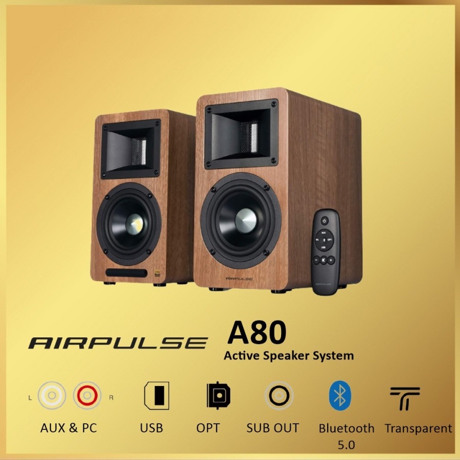 Airpulse A80 Hi-Res Stereo Audio Bluetooth Speaker Air Pulse