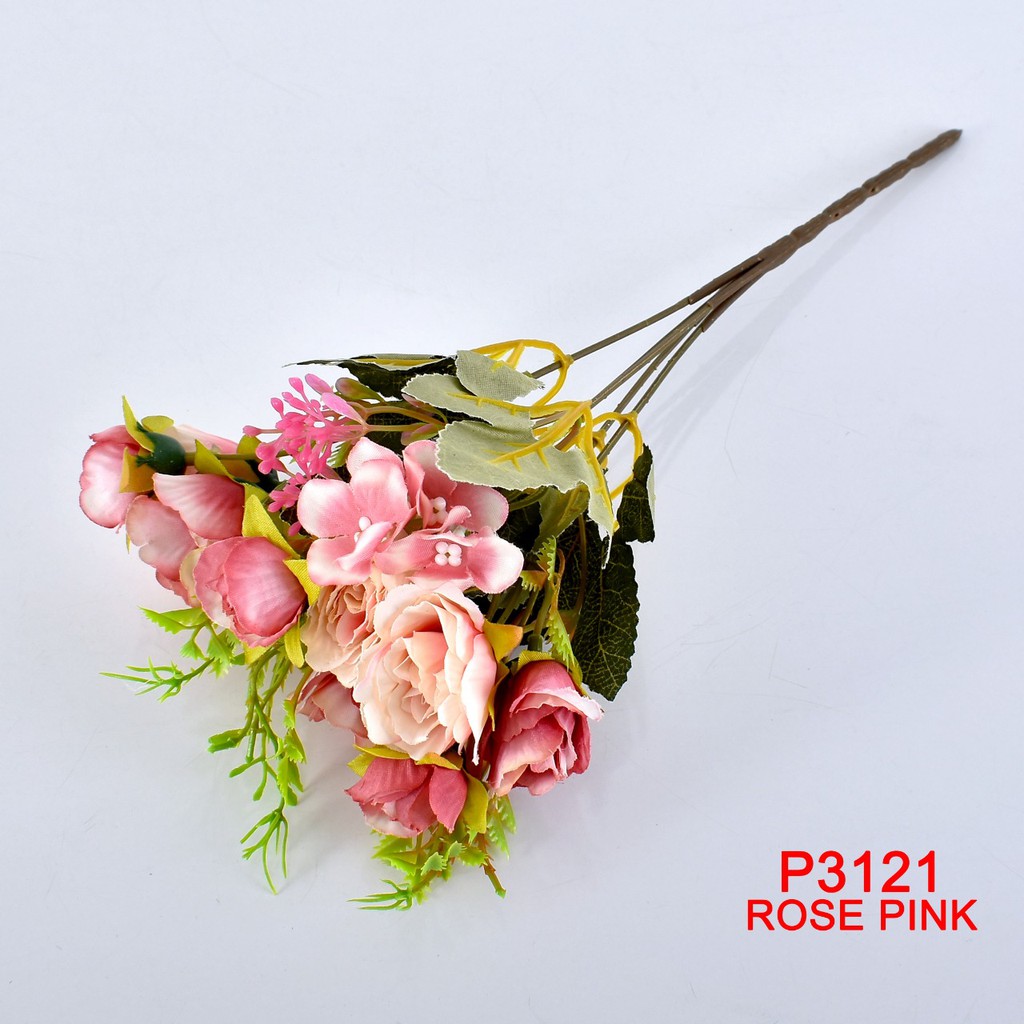 HMPU / COD 1 KG BISA 37 PCS BUNGA DEKORASI / BUNGA ARTIFISIAL(1 BUKET 5 KUNTUM BUNGA)P3121-6