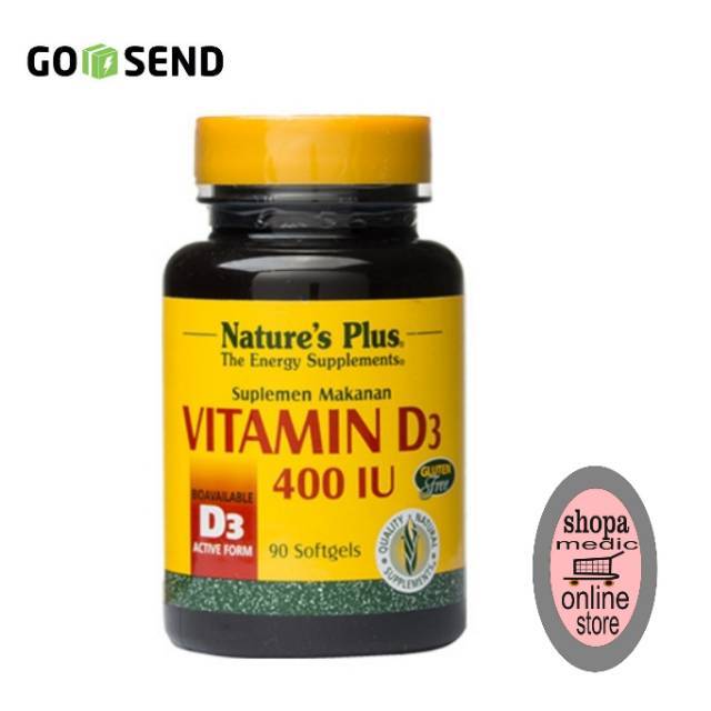 Nature's Plus Vitamin D3 400 IU