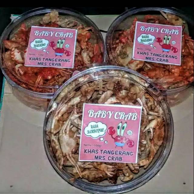 

Baby crab anak kepiting toples