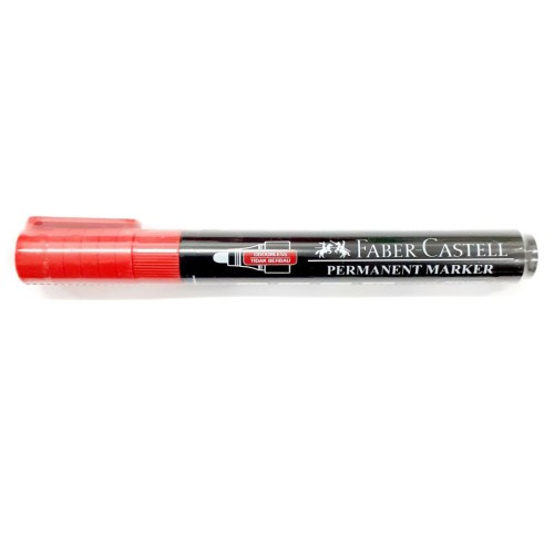 

ECO PERMANENT MARKER RED INK FABER CASTELL 156621/SPIDOL PERMANEN