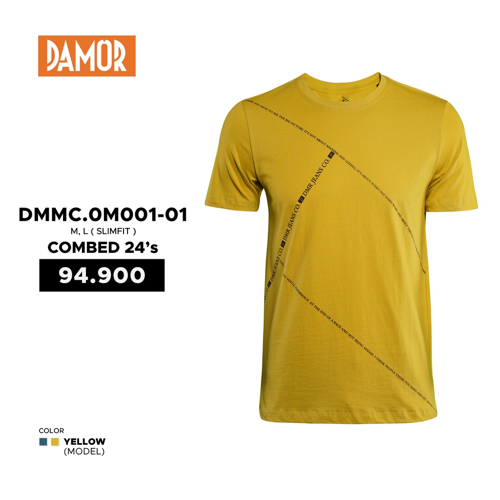 Kaos Pria Damor -Dmmc.Om001-01IFHE FASHION