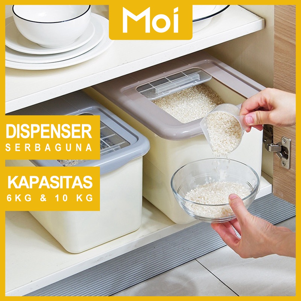 Dispenser Beras Tempat Penyimpanan Makanan Storage Box