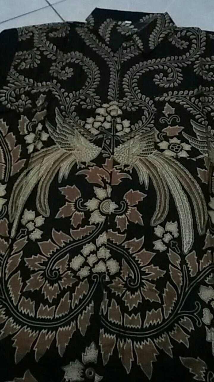 Batik Couple Keluarga Sania Ruffle Ori Ndoro Jowi Dnt Motif Pari Ngadek