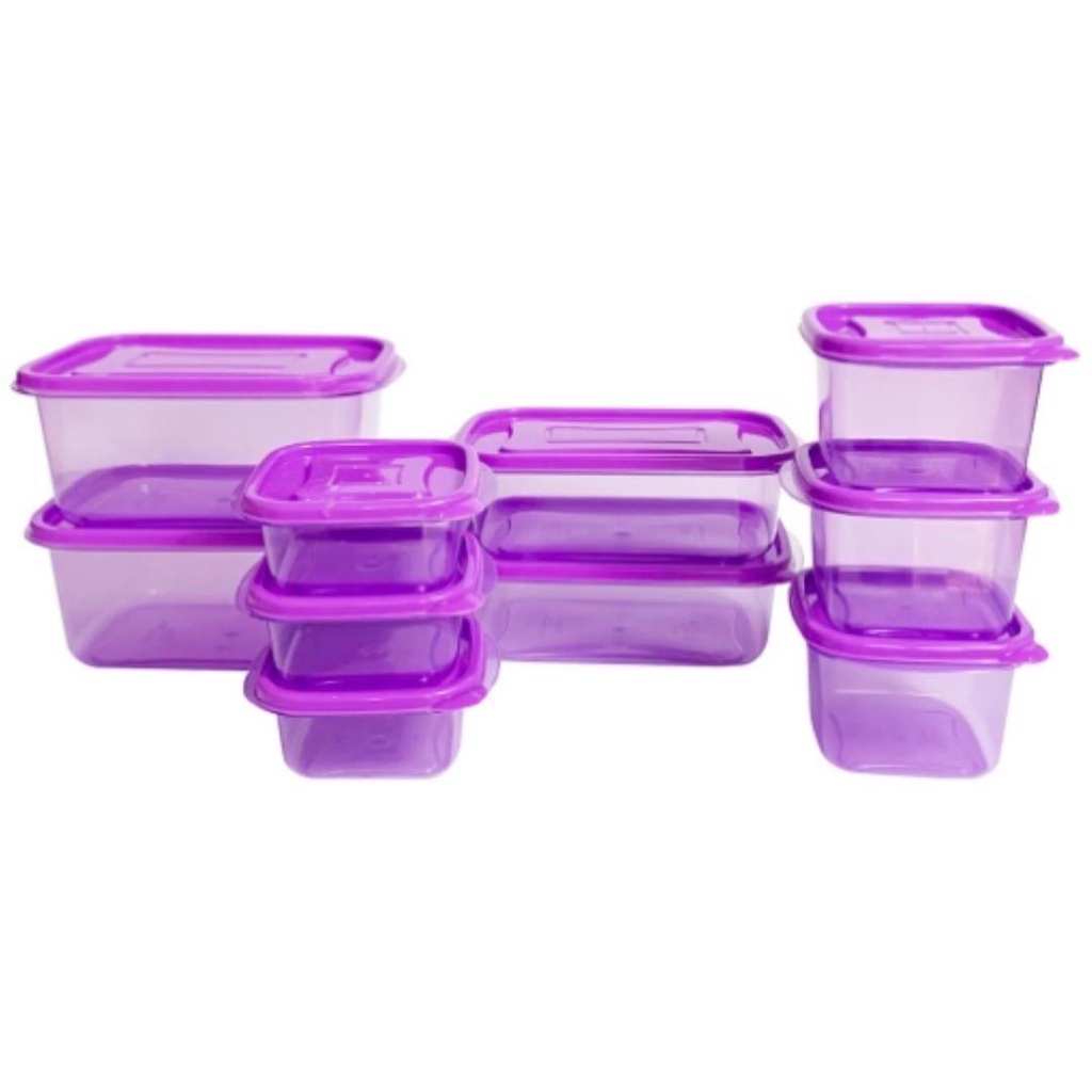 Toples Wadah Makanan Sealware isi 10 pcs / Calista Oita Set Isi 10 pcs