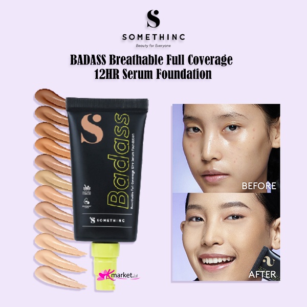 SOMETHINC BADASS Breathable Full Coverage 12HR Serum Foundation