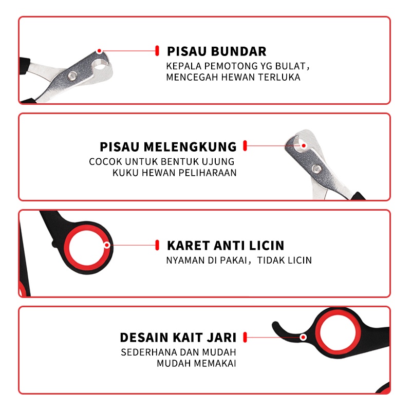 Potong Kuku Kucing Anjing /Gunting Kuku Kucing / Pet Nail Clipper Alat Kuku Hewan Pemotong