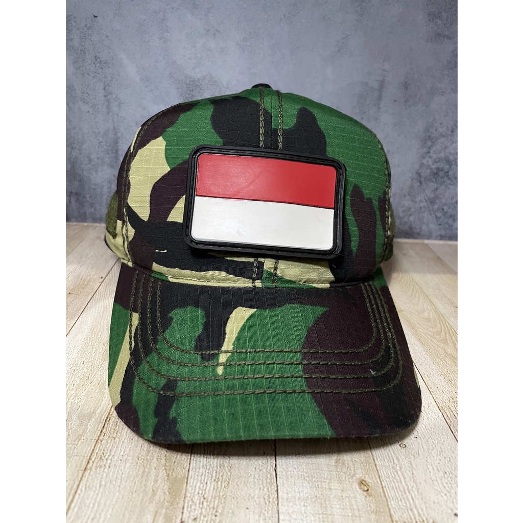 Topi Tactical Loreng Topi Velcro - Velcro Loreng -Topi Loreng Malvinas