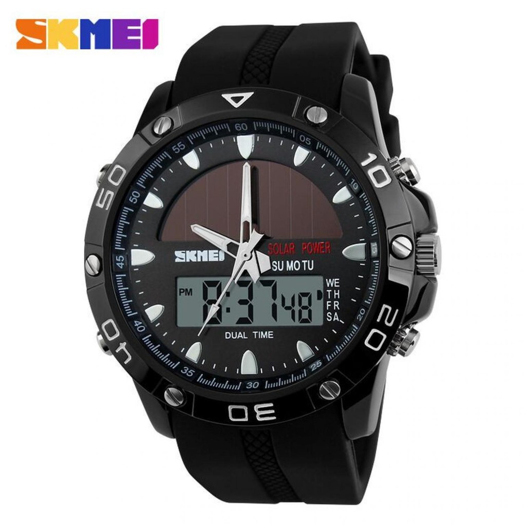 SKMEI Jam Tangan Analog Digital Pria - AD1064E [Hitam]