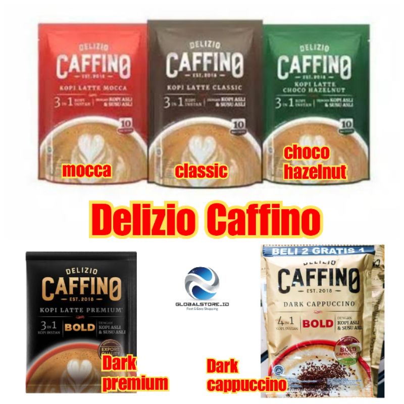 Varian kopi delizio caffino series